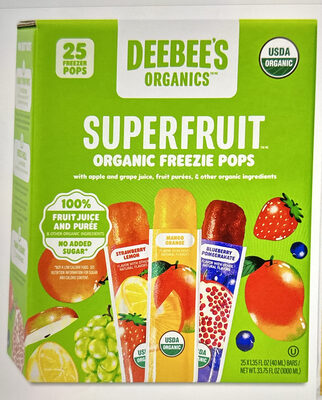 Superfruit Organic Freezie Pops