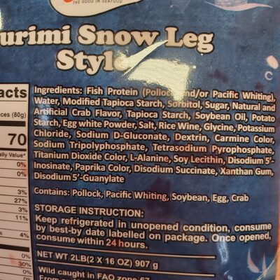 Surimi Snow Leg Style