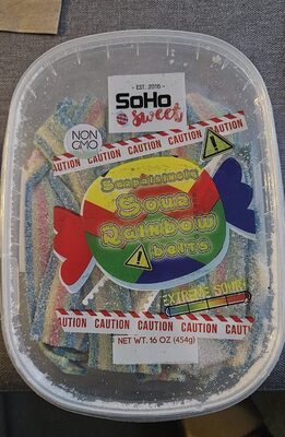 Surprisingly Sour Rainbow Belts