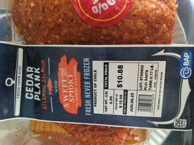 Sweet and Smokey Cedar Plank Atlantic Salmon