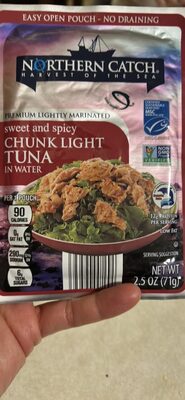 sweet and spicy CHUNK LIGHT TUNA IN WATER