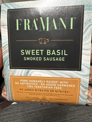 sweet basil smoked sausage