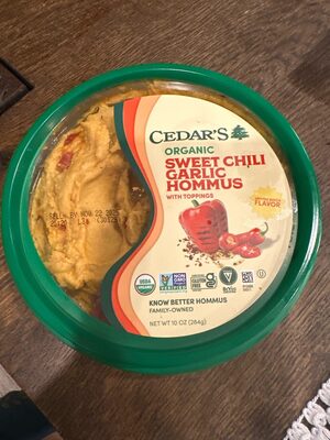 Sweet chili garlic, hummus