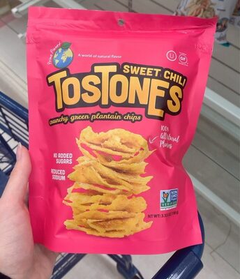 Sweet Chili Tostones Crunchy Green Plantain Chips