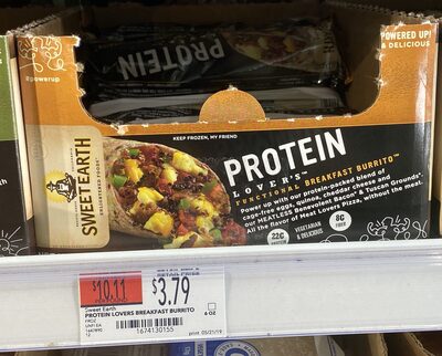 Sweet earth protein lover's functional breakfast burrito