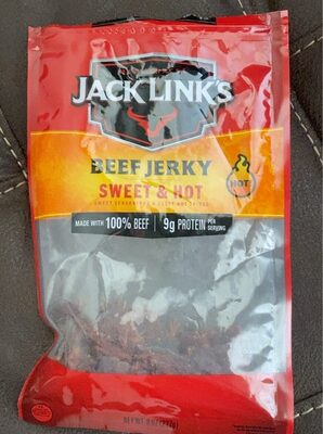 Sweet & hot beef jerky