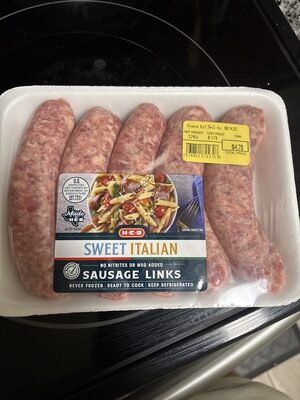 Sweet Italian Sausage Links