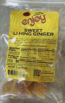 Sweet Li Hong Ginger