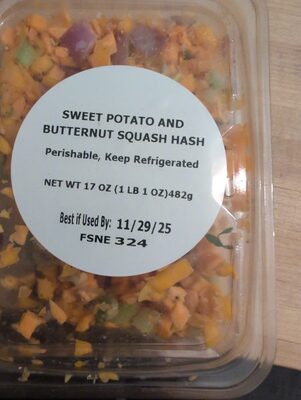 Sweet Potato And Butternut Squash Hash