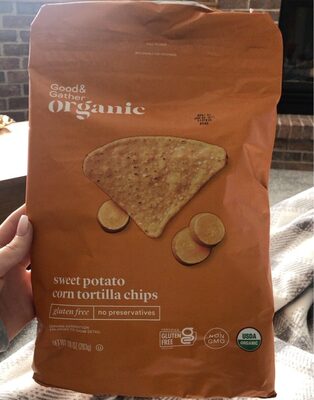 Sweet potato corn tortilla chips