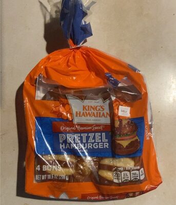 Sweet Pretzel Hamburger Buns