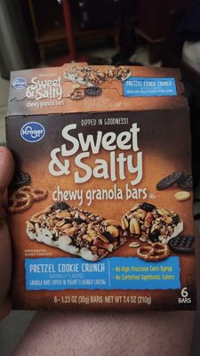 Sweet & Salty Chewy Granola Bars