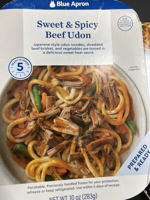 Sweet & Spicy Beef Udon