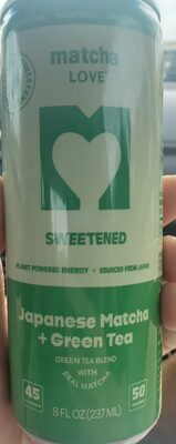 Sweetened Japanese Matcha + Green Tea