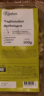 Tagliatelles carbonara