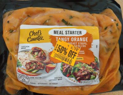 Tangy Orange Chicken Breast Strips