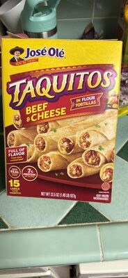 TAQUITOS BEEF & CHEESE