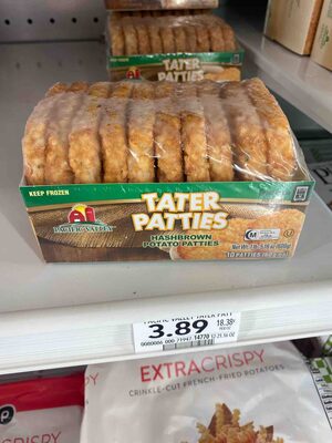 Tater Patties Hashbrown Potato Patties