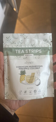 Tea Strips Perform Cordyceps Mushrooms Pineapple Coconut