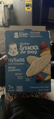 TEETHERS Gentle Teething Wafers Mango Raspberry