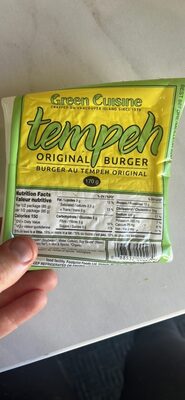 tempeh original burger