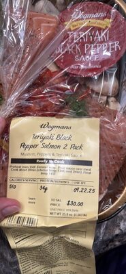 Teriyaki Black Pepper Salmon 2 Pack