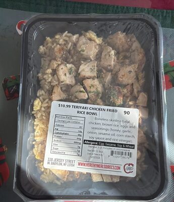 Teriyaki chicken fried rice