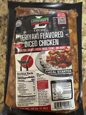 Teriyaki Flavored Diced Chicken