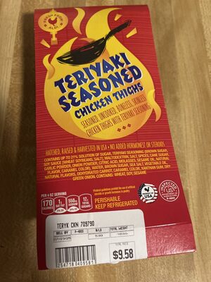 Teriyaki Seasoned Chicken Thighs