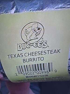 Texas Cheesesteak Burrito