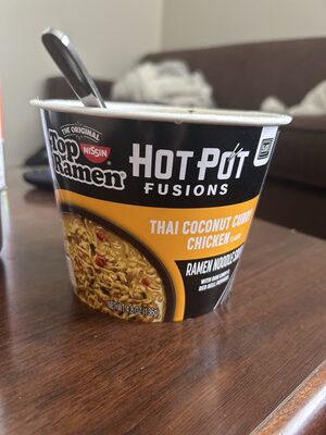 Thai Coconut Curry Chicken Flavor Ramen Noodle Soup