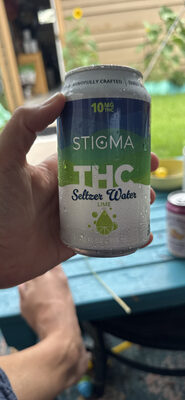 THC Seltzer Water Lime