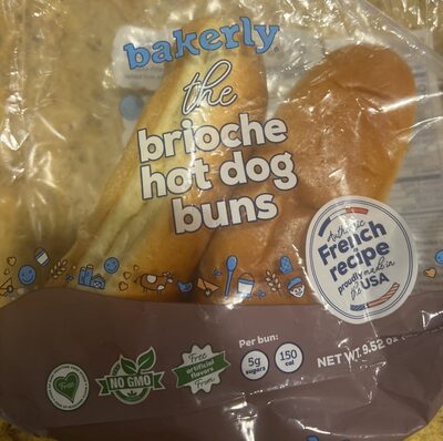 The brioche hot dog buns