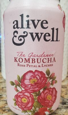 The Gardener Kombucha Rose Petal & Lychee
