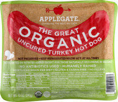 The Great Organic Uncured Turkey Hot Dog