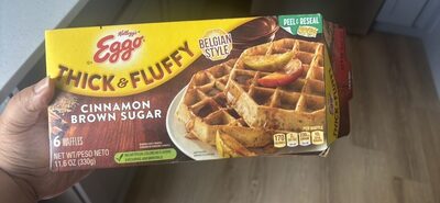 Thick & Fluffy Belgian Style Cinnamon Brown Sugar Waffles