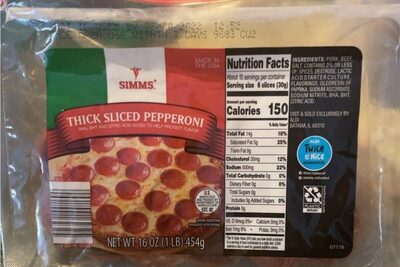 Thick Sliced Pepperoni