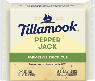 Thick Slices Pepper Jack Cheese