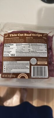 Thin-Cut Beef Strips