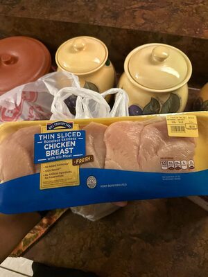 Thin Sliced Boneless Skinless Chicken Breast