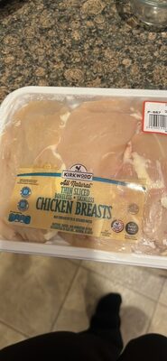 Thin Sliced Boneless Skinless Chicken Breasts