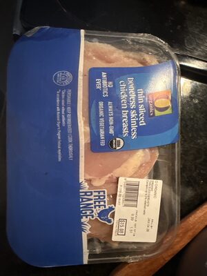 Thin Sliced Boneless Skinless Chicken Breasts