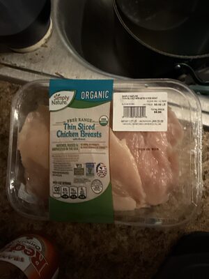 Thin Sliced Chicken Breasts With Rib Meat