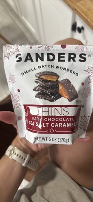 THINS DARK CHOCOLATE SEA SALT CARAMELS