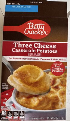 Three cheese casserole potatoes