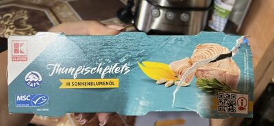 Thunfischfilets in Sonnenblumenöl