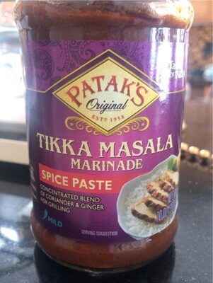 Tikka masala marinade