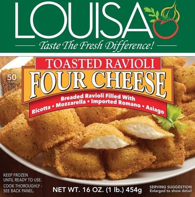 Toasted four cheese ravioli
