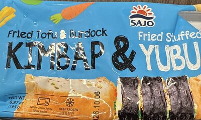 Tofu/Burdock Kimbap & Tofu/Rice Yubu Chobap