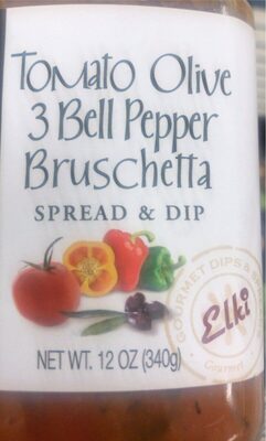 Tomato olives free bell bruschetta